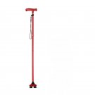 Red_Multifunction Trekking Poles T-handle Walking Sticks for Old Man Women Ultralight Trekking Pole Red_Multifunction Trekking Poles T-handle Walking Sticks for Old Man Women Ultralight Trekking Pole