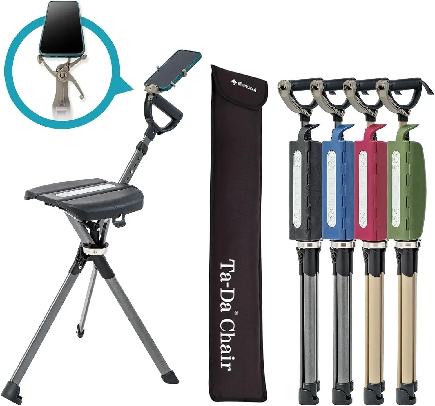 Series 2 PRO, Portable Trekking Hiking Pole, Folding Walking Stick with