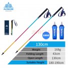 2pcs 130cm Rainbow10_AONIJIE Newest SD09 SD16 Folding Walking Sticks Carbon Fiber Ultralight Quick L