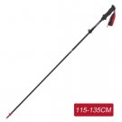 Purple 115-135cm_Naturehike-Ultralight Foldable Trekking Poles, 5-sections, Carbon Fiber, Walking, H
