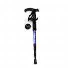 blue_Trekking Poles Foldable Hiking Camping Sticks Collapsible Hiking Poles Trekking Walking Sticks 