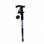 blue_Trekking Poles Foldable Hiking Camping Sticks Collapsible Hiking Poles Trekking Walking Sticks