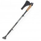 C-1pc_1Pc Hiking Walking Sticks Anti Shock Trekking Poles Nordic Walking Cane Aluminum Telescopic Ca