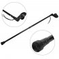 Silver_98cm Telescopic Walking Stick Load Bearing 250kg Aluminium Alloy Poles Anti-skid Elderly Cane