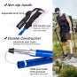 10_Anti Shock Walking Stick Hiking Trekking Trail Ultralight 4-section Adjustable Canes Aluminum All