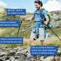 10_Anti Shock Walking Stick Hiking Trekking Trail Ultralight 4-section Adjustable Canes Aluminum All