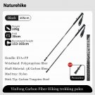105cm 2PCS_Naturehike Trekking Poles 1pcs Super Light Carbon Fiber Collapsible Telescopic Sticks Lig