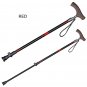 RED_T Handle Aluminum Walking Stick Quick Locking Ultralight Anti-Slip Cane For Elderly 1 Pcs