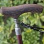RED_T Handle Aluminum Walking Stick Quick Locking Ultralight Anti-Slip Cane For Elderly 1 Pcs