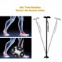A_Height Adjustable Elderly Walking Stick with Voice Announcement LED Lights Lightweight Foldable Ou