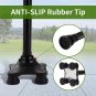 A_Height Adjustable Elderly Walking Stick with Voice Announcement LED Lights Lightweight Foldable Ou