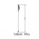 1pcs 120cm_Ultralight Trekking Poles High Strength Carbon Fiber & Natural Bamboo Skin Trekking P
