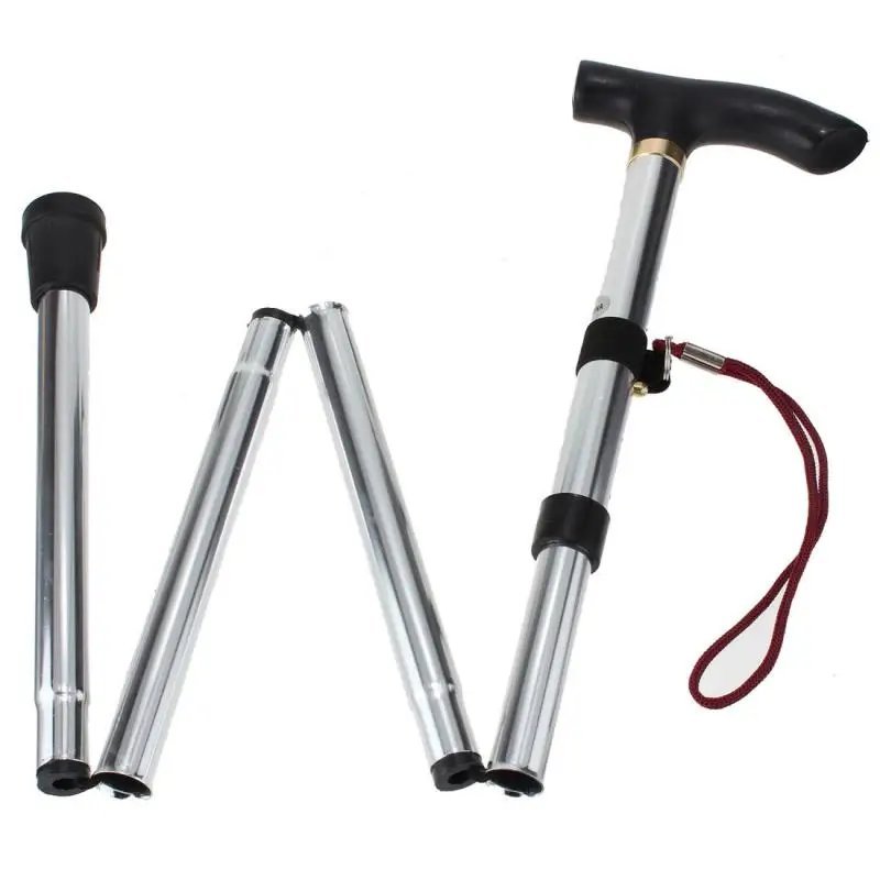 3-Section White_Trekking Stick 5-Section Telescopic Folding Trekking Poles Outdoor Camping Ultraligh