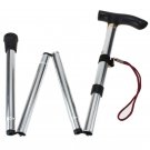 3-Section White_Trekking Stick 5-Section Telescopic Folding Trekking Poles Outdoor Camping Ultraligh