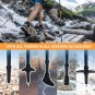 01_Trekking Poles 2pcs Walking Sticks Alpenstock Telescopic Ultralight Premium Aluminium Alloy Adjus