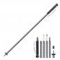 106CM 480G_Multifunctional compass trekking pole walking stick folding ultra-light outdoor adventure