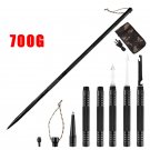 110CM 700g_Multifunctional compass trekking pole walking stick folding ultra-light outdoor adventure