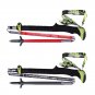black L_Pioneer Folding Ultralight Quick Lock Trekking Poles Hiking Pole Race Running Outdoor Walkin