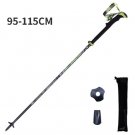 black S_Pioneer Folding Ultralight Quick Lock Trekking Poles Hiking Pole Race Running Outdoor Walkin