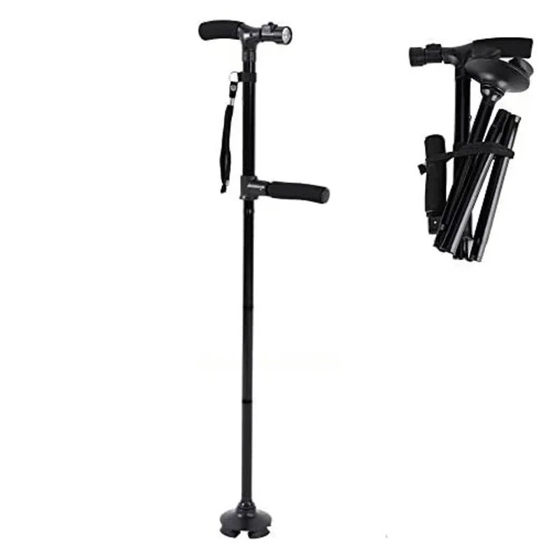 A_Collapsible Telescopic Folding Cane Elder Canes Adjustable Walking Trusty Sticks Elder Crutches fo
