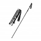 Aluminum Alloy Black_TERROR trekking pole carbon fiber folding ultra-light professional outdoor clim