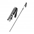Aluminum Alloy white_TERROR trekking pole carbon fiber folding ultra-light professional outdoor clim