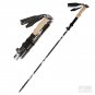 Silver_Carbon Fiber 5 Section Ultralight Trekking Poles Walking Stick Trail Running Hiking Alpenstoc