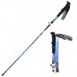 pink Short 2pcs_2pcs Walking Stick Folding 5 sections Trekking Poles Carbon fiber+aluminum alloy Cru