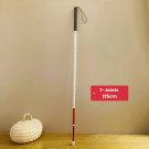 1pc 7-joints 125cm_White Cane Titanium Retractable Crutch for the Blind Person Telescopic Trekking P