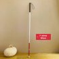 1pc 7-joints 125cm_White Cane Titanium Retractable Crutch for the Blind Person Telescopic Trekking P