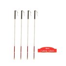 4pcs 7-joints 125cm_White Cane Titanium Retractable Crutch for the Blind Person Telescopic Trekking 