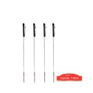 4pcs 9-joints 118cm_White Cane Titanium Retractable Crutch for the Blind Person Telescopic Trekking 