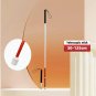 4pcs 9-joints 138cm_White Cane Titanium Retractable Crutch for the Blind Person Telescopic Trekking