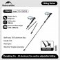Black-Large 1pcs_Naturehike 5-Section Trekking Pole Carbon Fiber Aluminum Alloy Folding Teleskopic U