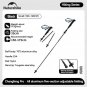 Black-Small 1pcs_Naturehike 5-Section Trekking Pole Carbon Fiber Aluminum Alloy Folding Teleskopic U