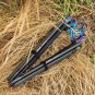 2pcs E4201 115cm_2pcs AONIJIE New Folding Outdoor Quick Lock Hiking Pole Walking Stick 105cm 115cm T