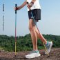 2pcs E4204 105cm_2pcs AONIJIE New Folding Outdoor Quick Lock Hiking Pole Walking Stick 105cm 115cm T