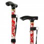 1_Outdoor Walking Cane Stick Men Canes Folding Adjustable Collapsible Seniors Stick Alloy Aluminum P
