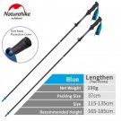 Blue-115-135cm-(2)_Naturehike Outdoor Carbon Fiber Alpenstock 175G Ultralight Foldable 5-sections Tr