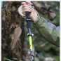 2Pcs Red Short_2 Pack Pioneer Carbon Fiber Trekking Poles Ultralight Folding Collapsible Trail Runni