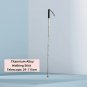 1pc silver color_Silver Titanium Retractable Cane 29-115cm Telescopic Trekking Pole Multifunctional