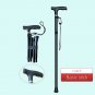 02 basic base LED_Aluminum Folding Cane with Light Retractable Walking Sticks Foldable Pole for Old 