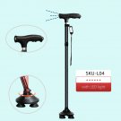 04 4-feet with LED_Aluminum Folding Cane with Light Retractable Walking Sticks Foldable Pole for Old