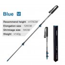 BLUE-M_Naturehike Ultralight Carbon Fiber 3-section External Lock Trekking Pole Hiking Mountaineerin