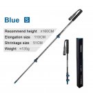 BLUE-S_Naturehike Ultralight Carbon Fiber 3-section External Lock Trekking Pole Hiking Mountaineerin BLUE-S_Naturehike Ultralight Carbon Fiber 3-section External Lock Trekking Pole Hiking Mountaineerin