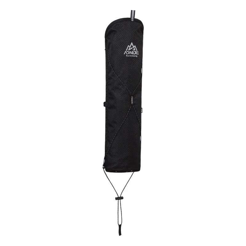Black Bag_AONIJIE E4418 Lightweight External Hiking Poles Storage Bag Trekking Walking Stick Fish Bo