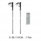 S 98-115cm 1pair_115-135cm Ultralight Carbon Fiber Telescopic Sticks Trekking Poles Outdoor Walking,