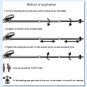 RM1571 Red_Outdoor trekking pole removable telescopic aluminum alloy trekking pole for elderly men a