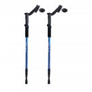 2pcs blue 135cm_3-S Telescopic Stick 64-135cm Retractile Self Defense Retractable Cane Expandable De