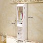 1_Bathroom Standing Shelf Storage Floor Cabinet Washbasin Shower Corner Shelf Sundries Storage Rack 